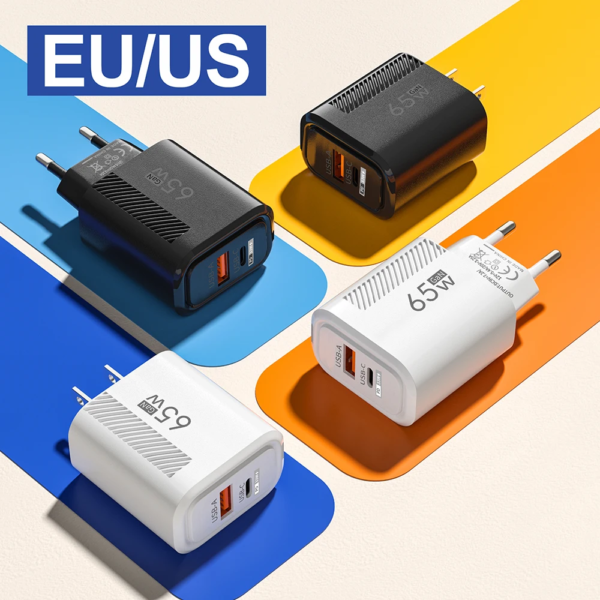 Gan Charger 65W USB C PD Type C Fast Charging Wall Adapter for Iphone 14 15 Xiaomi 13 Samsung Quick Charge Mobile Phone Charger - Image 7
