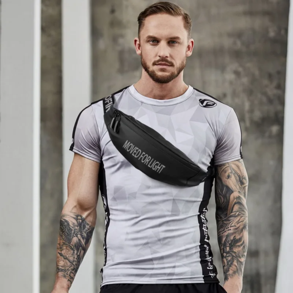 Fanny Pack Black Waterproof Money Belt Bag Men Women Sport Belt Male Waist Bags for Phone Travel Luxury Brand Wallet - Image 3