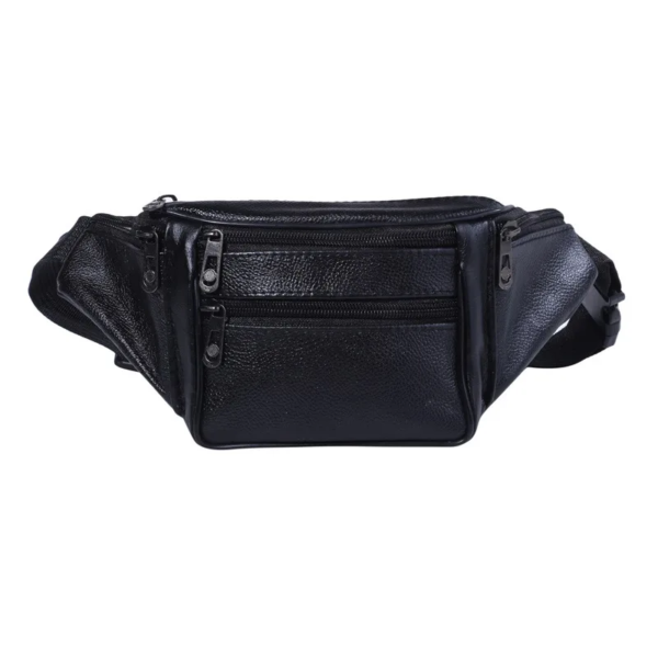 Leather Men Waist Chest Bag Thin Outdoor Sports Tactical Pauch Male Small Running Fanny Pack Crossbody Chest Money Belt Bags - Image 12