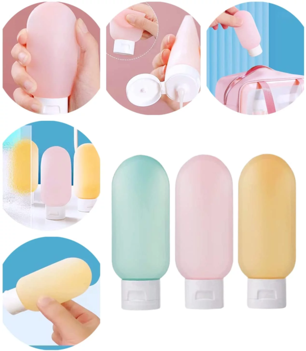 Portable Travel Bottles Set, 11 Pack Travel Size Containers for Toiletries, Shampoo Leak-Proof Travel Accessories - Image 6