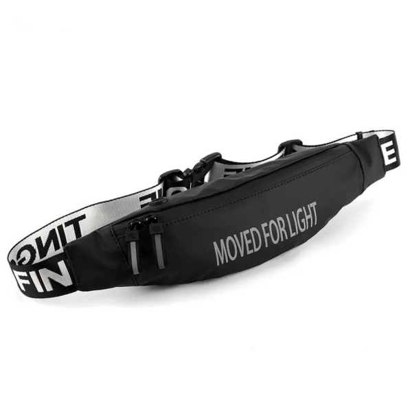 Fanny Pack Black Waterproof Money Belt Bag Men Women Sport Belt Male Waist Bags for Phone Travel Luxury Brand Wallet