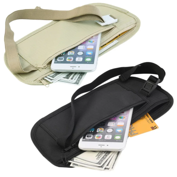 Invisible Travel Waist Packs Pouch for Passport Money Belt Bag Hidden Security Wallet Gift Travel Bag Chest Pack Money Waist Bag - Image 2
